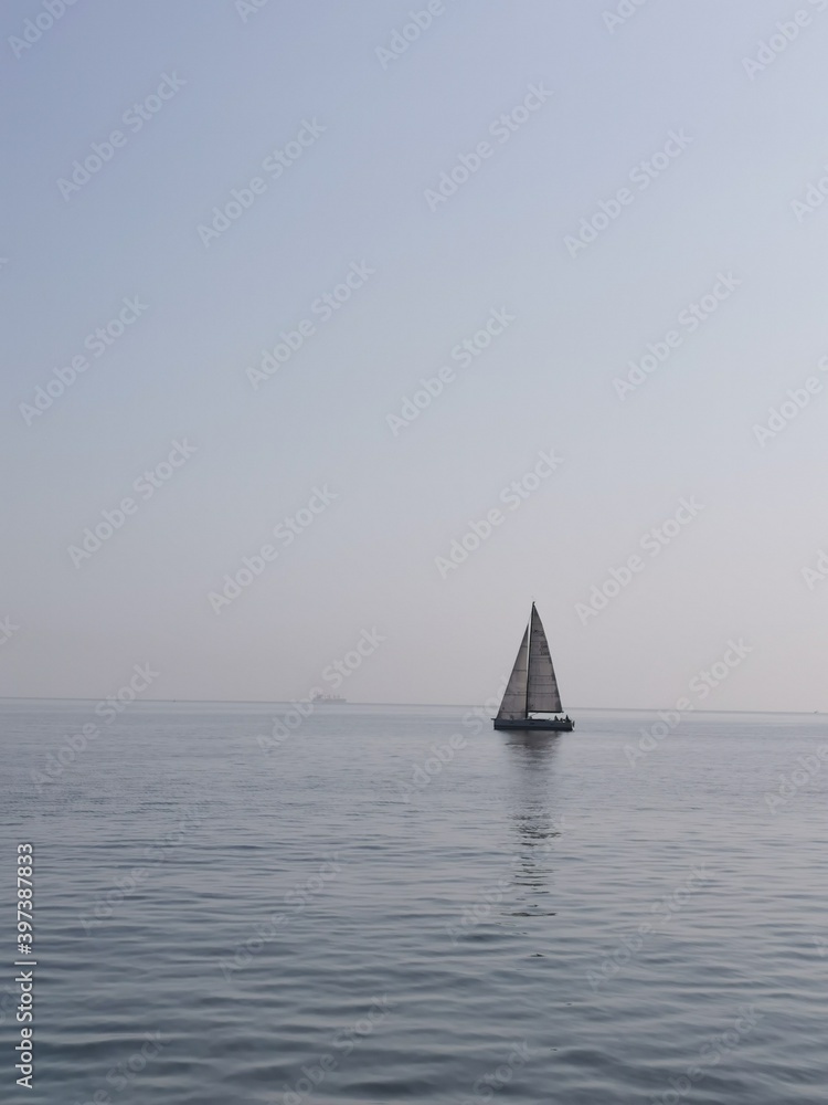 sailboat in the ocean