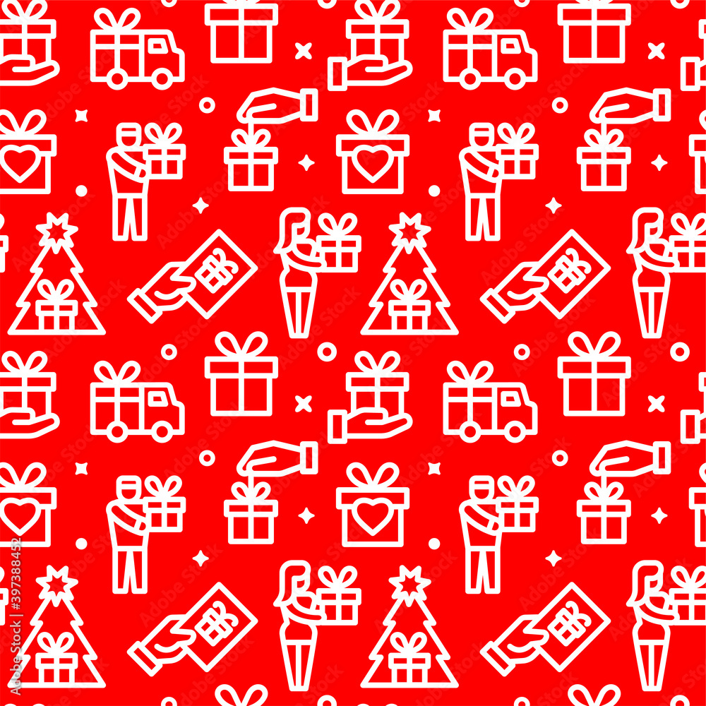 gifts seamless pattern gifts seamless pattern