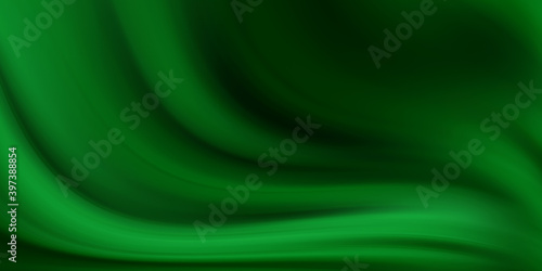 Liquid paper green paint background. Fluid painting abstract texture, art technique. Colorful mix of acrylic vibrant colors. Creativity and painting. Background for design 