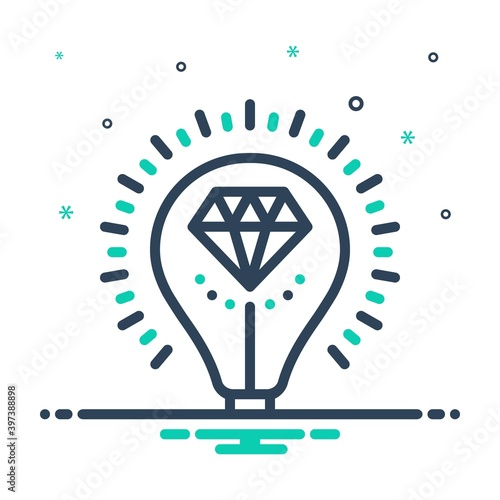 Mix icon for brilliant