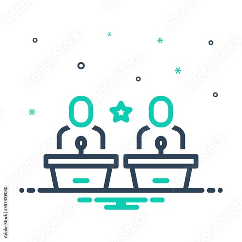 Mix icon for politician