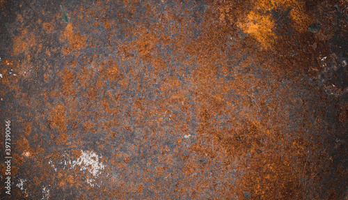 Old rusty grunge background. Abstract worn surface texture