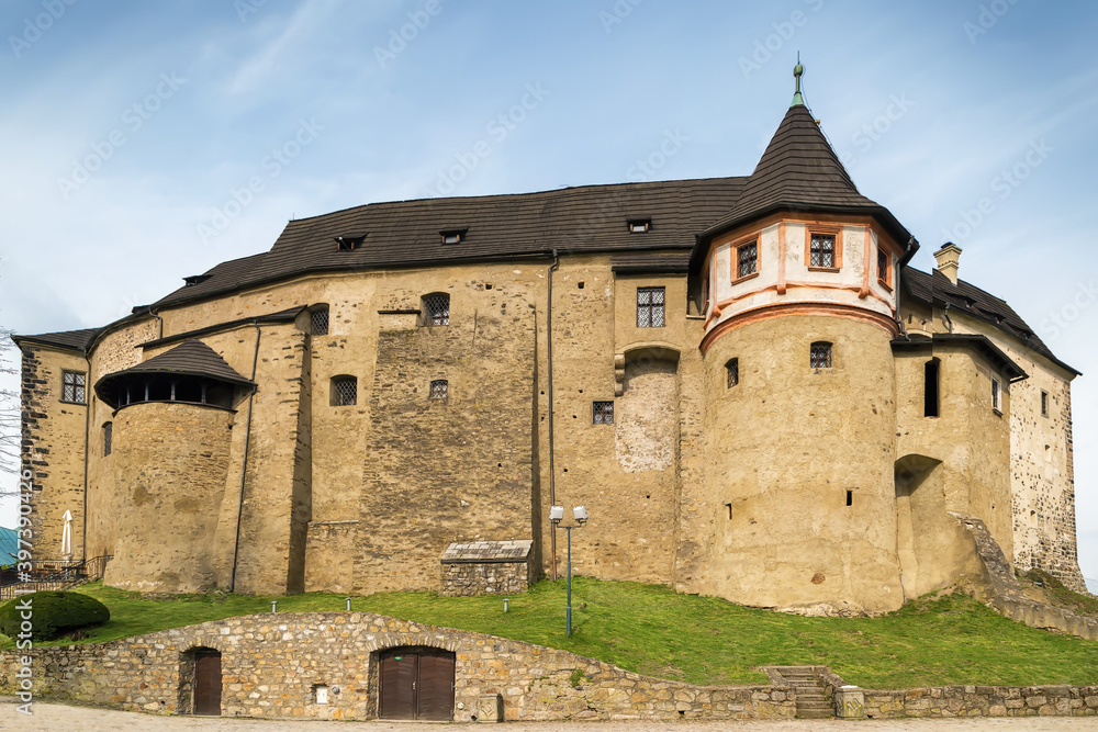Obraz premium Loket castle, Czech republic