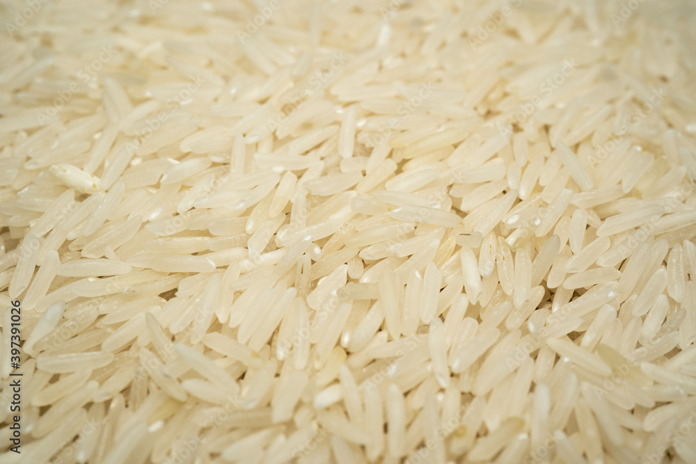 Basmati rice macro shot. Basmati rice macro shot.