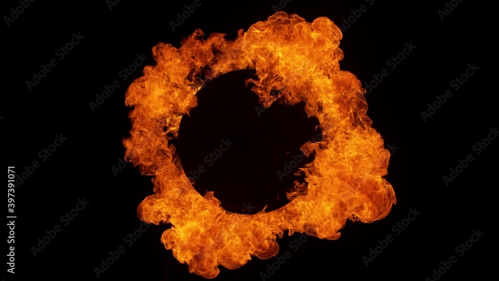 Super Slow Motion Shot of Fire Explosion with Copy Space in the Middle at 1000fps. Super Slow Motion Shot of Fire Explosion with Copy Space in the Middle at 1000fps.