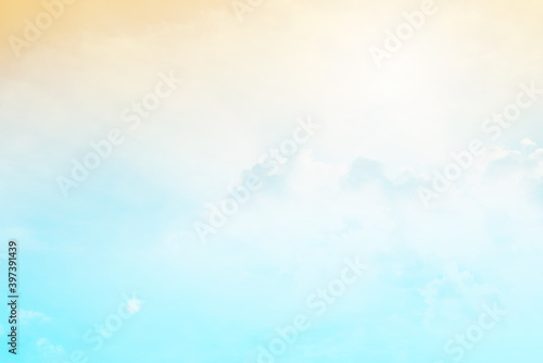 Soft cloud sky subtle background pastel gradient color for sky cloud nature abstract background