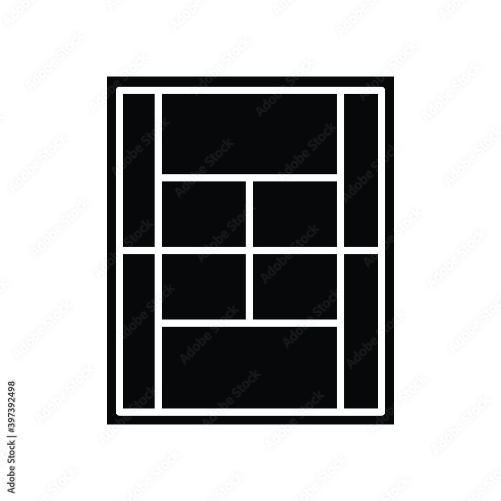 Tennis Court Sports Glyph Icon Tennis Court Sports Glyph Icon