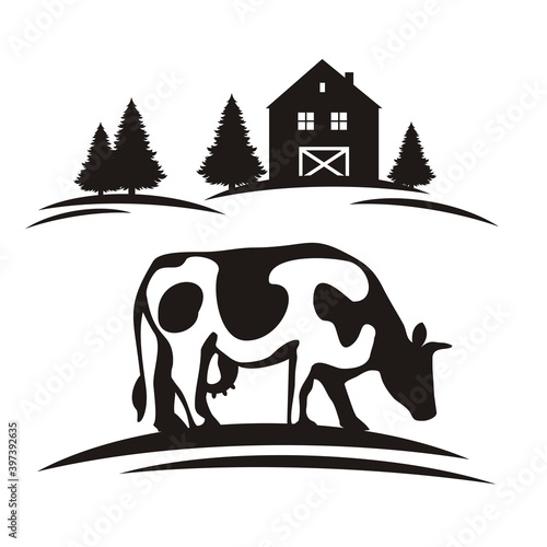 Cow silhouette