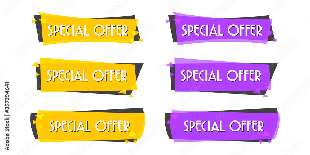 Special offer sale banner for your design ,discount clearance event festival , illustration vector Special offer sale banner for your design ,discount clearance event festival , illustration vector