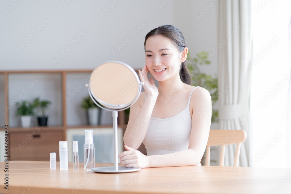 アジア人女性　ビューティー　イメージ