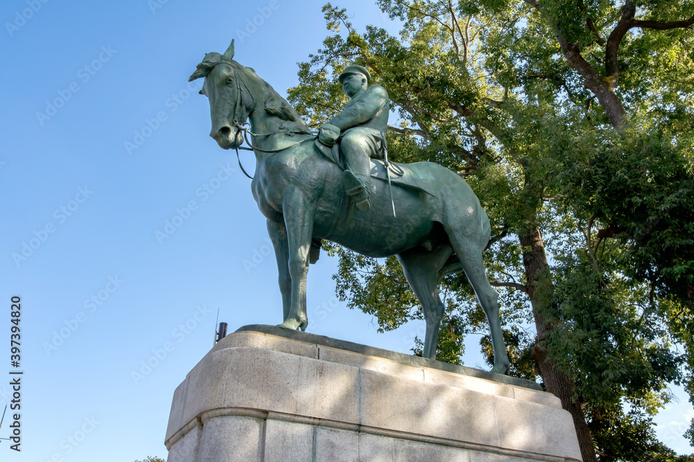 Obraz premium 東京都千代田区の千代田区立九段坂公園