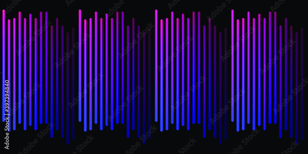 Abstract background with neon lines. Vector EPS10