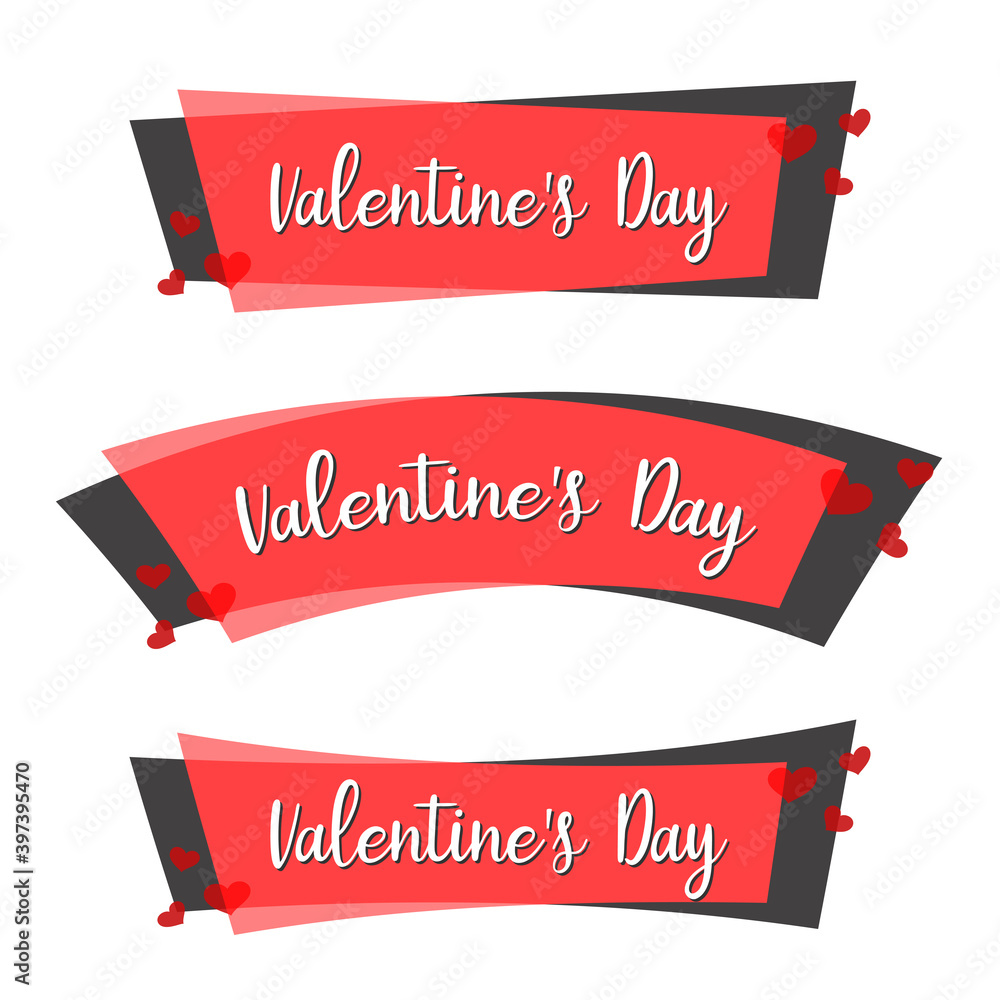 Cute Sticker Happy Valentine's Day , Banner Valentine Art , Heart and shape Badge , Label Festival Event Promotion , Love Collection set Vector illustration Cute Sticker Happy Valentine's Day , Banner Valentine Art , Heart and shape Badge , Label Festival Event Promotion , Love Collection set Vector illustration