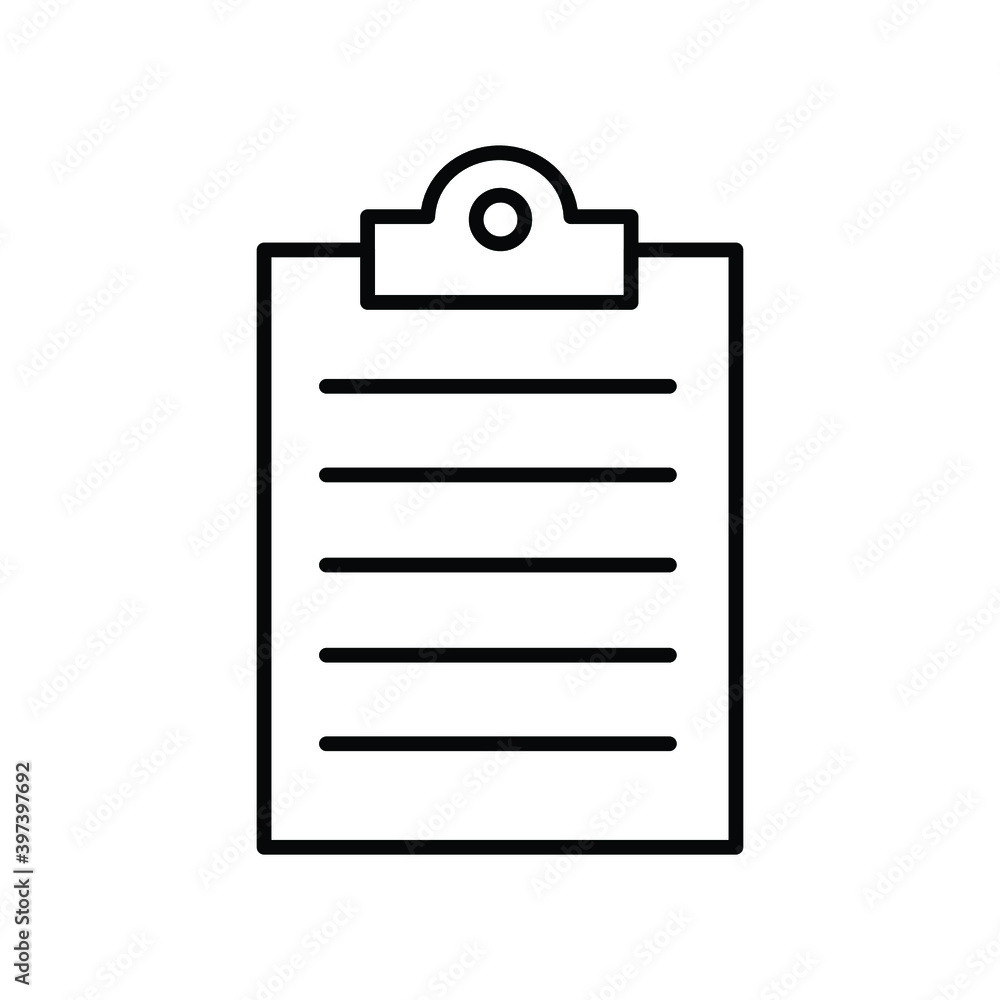 clipboard with checklist line icon clipboard with checklist line icon