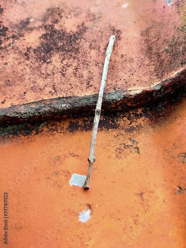 mop on the wall