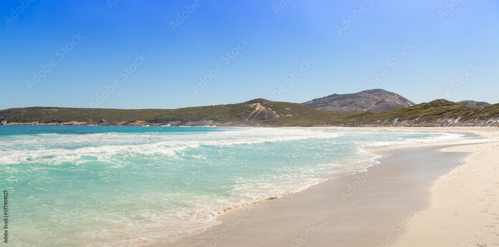 The beautiful Lucky Bay in the Cape Le Grand National Park east of Esperance, Western Australia