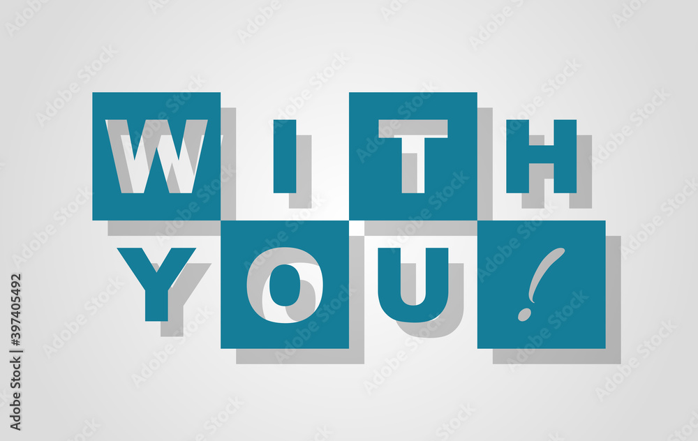 With you con sfondo colorato With you con sfondo colorato