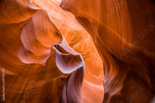 journey in the labyrinth to antelope canyon, rocks and desert enchant