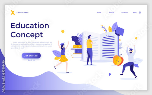 Flat Landing Page Template
