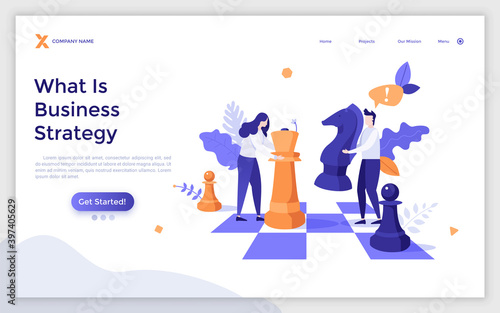 Flat Landing Page Template