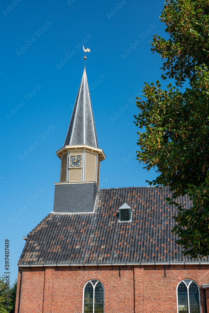 Fototapeta premium Church in Delfzijl, The Netherlands