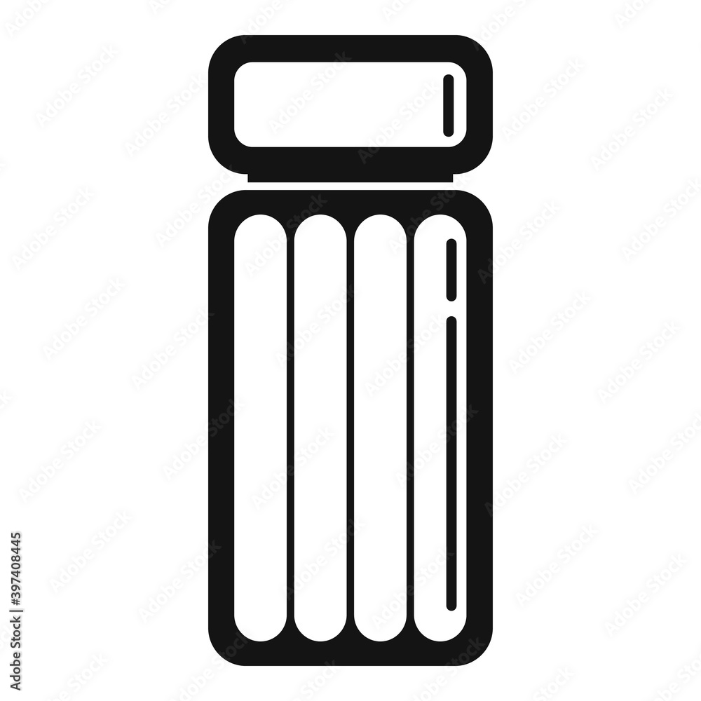 Float inflatable mattress icon. Simple illustration of float inflatable mattress vector icon for web design isolated on white background Float inflatable mattress icon. Simple illustration of float inflatable mattress vector icon for web design isolated on white background