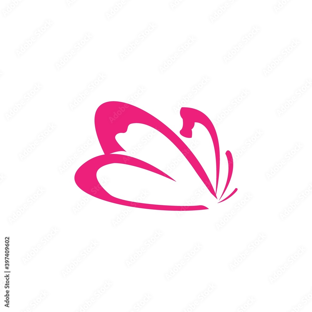 Butterfly icon logo, vector design Butterfly icon logo, vector design