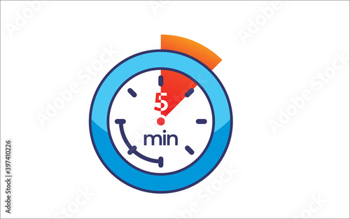 Illustration vector graphic of Service waiting time icon design template