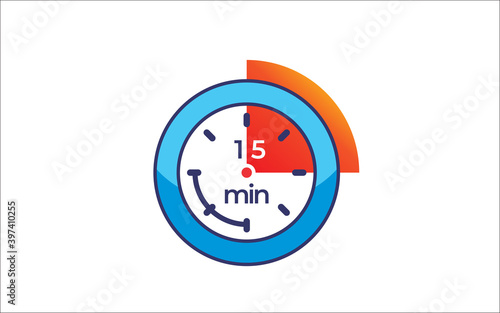 Illustration vector graphic of Service waiting time icon design template
