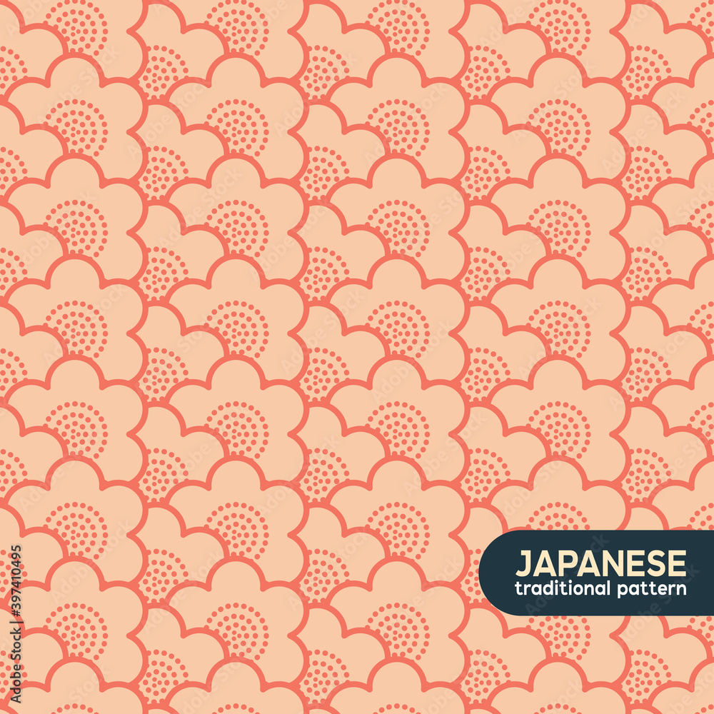 Traditional Japanese pattern Traditional Japanese pattern