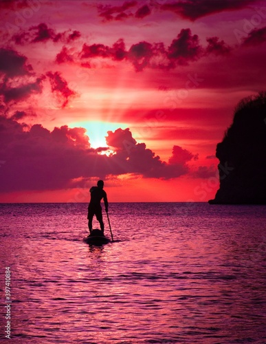 sunset paddle