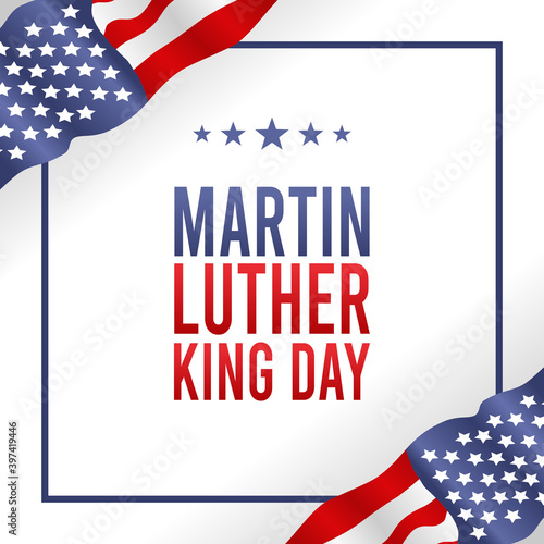 vector graphic of Martin luther king day good for Martin luther king day celebration. flat design. flyer design.flat illustration.