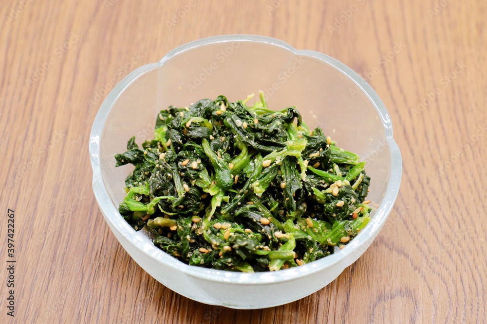 ほうれん草の胡麻和え ほうれん草の胡麻和え