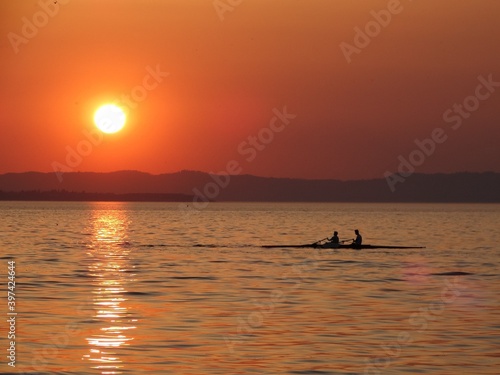 sunset on Lake Garda © Mila