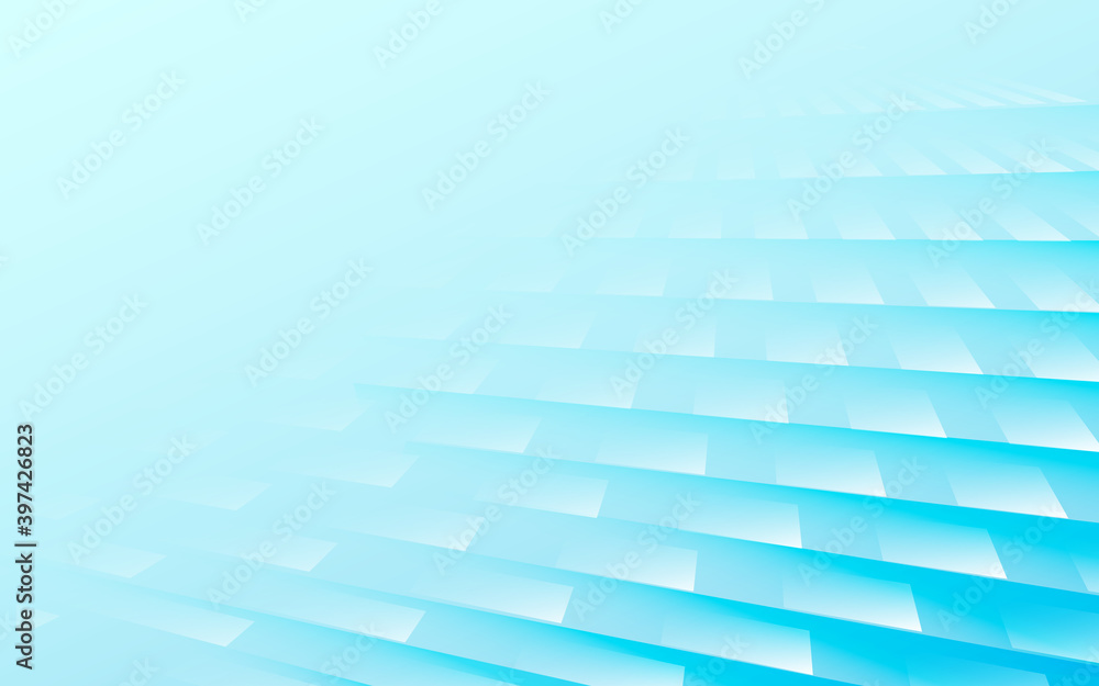 Abstract white and blue technology Hi-tech futuristic digital. High-speed movement. Perspective squares texture. Vector illustration