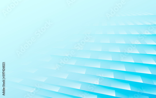 Abstract white and blue technology Hi-tech futuristic digital. High-speed movement. Perspective squares texture. Vector illustration