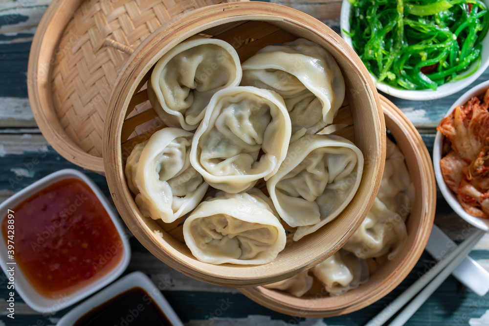 cibo Asiatico tortelli ripieni al vapore cibo Asiatico tortelli ripieni al vapore