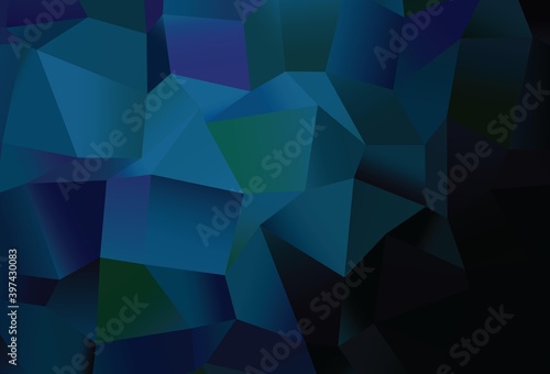 Dark BLUE vector texture with rectangular style.