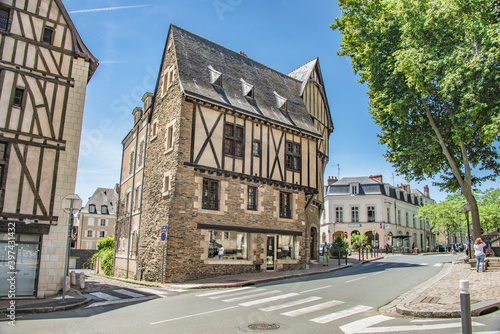 Maison à pans de bois d'Angers, Quartier de la Doutre, France
