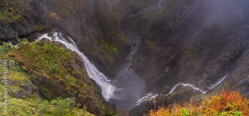 Norweski wodospad Vøringfossen (Voringfossen)	 photo