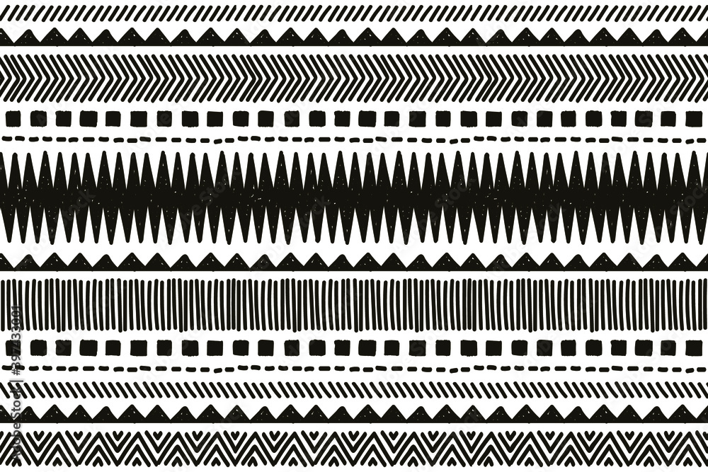 Ethnic vector seamless pattern. Tribal geometric background, boho motif, maya, aztec ornament illustration. rug textile print texture Ethnic vector seamless pattern. Tribal geometric background, boho motif, maya, aztec ornament illustration. rug textile print texture