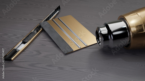 Foto Wrap tools - Knife - Squeegee - Fan