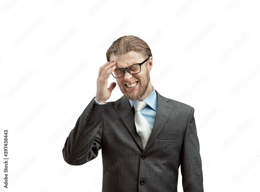 man with acute headache man with acute headache