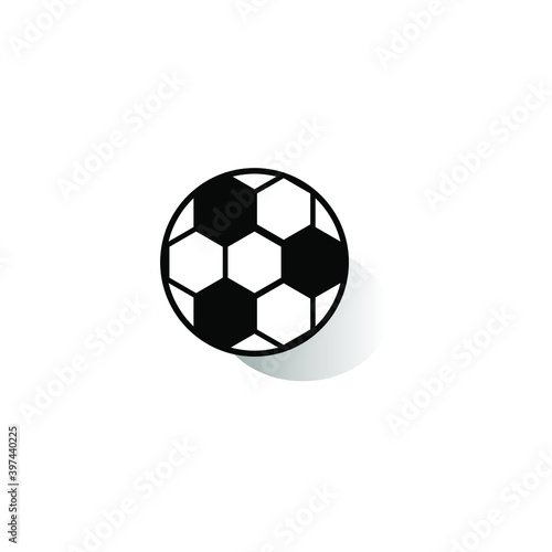 black ball icon on a white background, vector illustration © Давид Розводовский