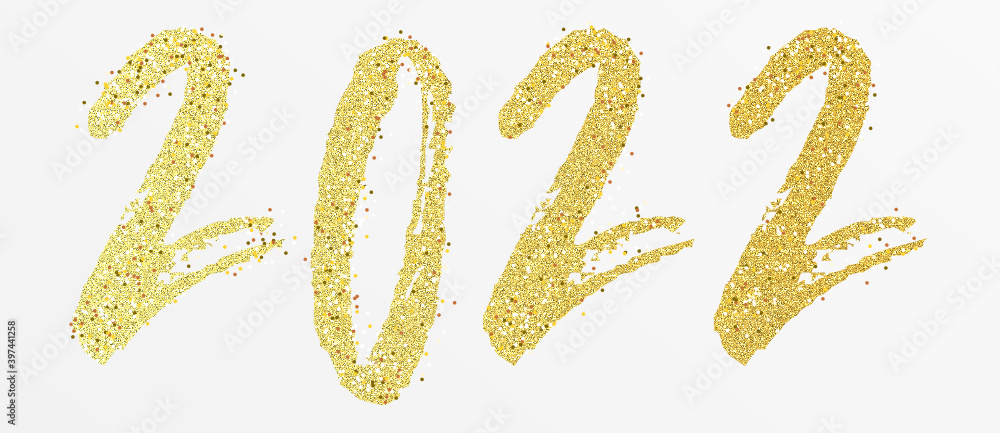 2022 - happy new year 2022 gold glitter 2022 - happy new year 2022 gold glitter