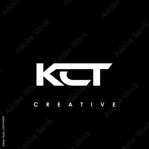 KCT Letter Initial Logo Design Template Vector Illustration 
