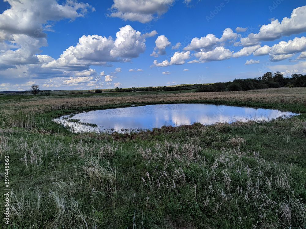 lake and sky