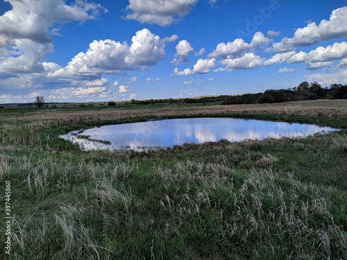 Obraz na płótnie lake and sky w salonie