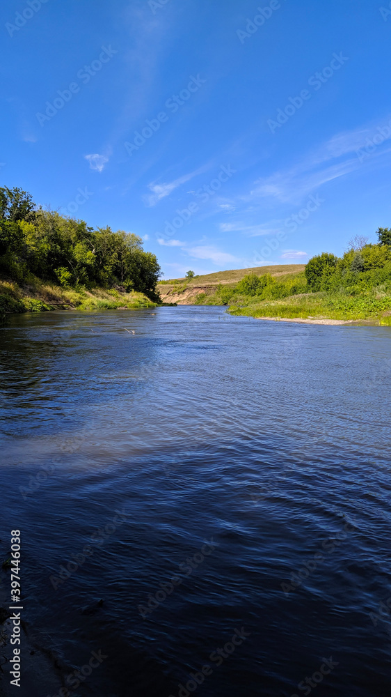river and sky