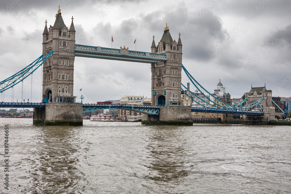 Obraz premium View of Tower bridge, London, England UK.